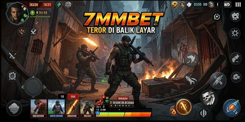 Screenshot dari gameplay menegangkan 7MMBET dengan aksi Horror.