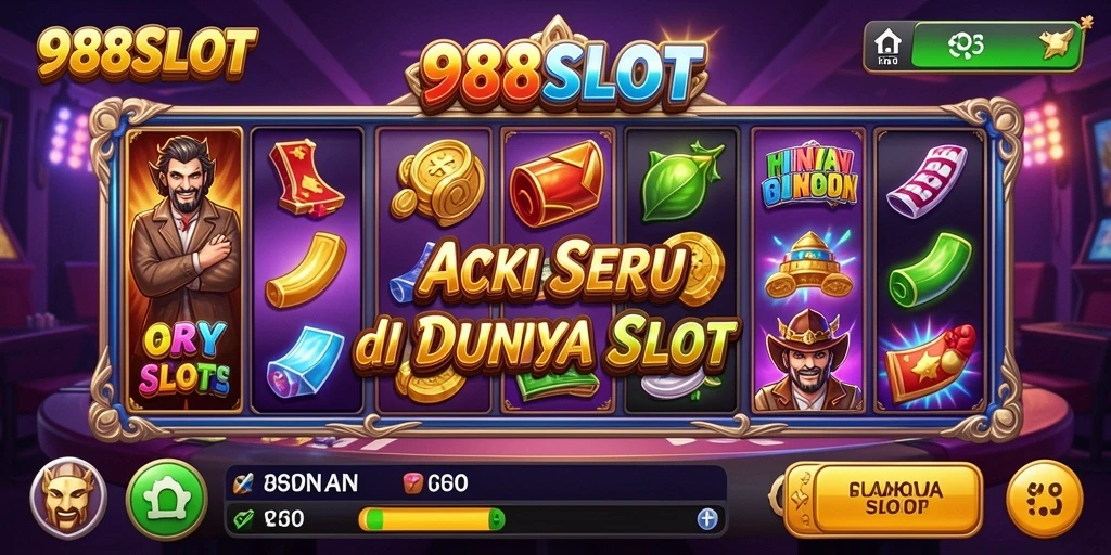 Tangkapan layar menunjukkan pengalaman bermain slot aksi yang seru.