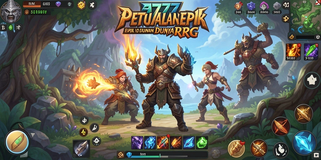 Tampilan gameplay RPG di A7777 yang menakjubkan.