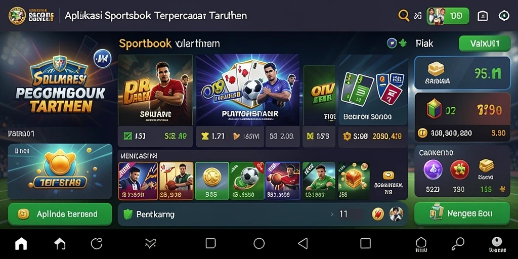 Tampilan utama gameplay BARU01 dengan opsi taruhan yang beragam.
