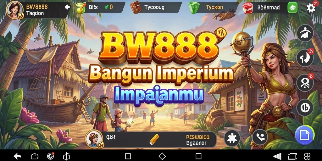 Screenshot gameplay BW888 yang menunjukkan keseruan membangun bisnis Tycoon.