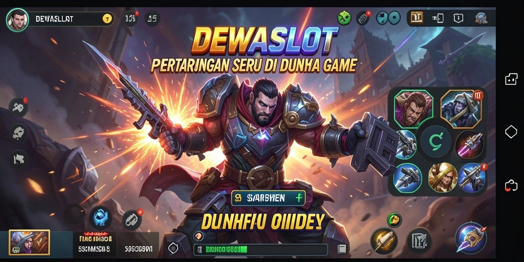 Tampilan gameplay seru DEWASLOT dalam pertarungan yang mendebarkan.