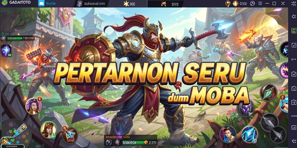 Tampilan seru pertarungan tim dalam GADAITOTO.