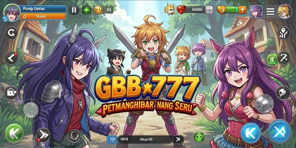 Tampilan gameplay menarik dan penuh aksi di GB777.