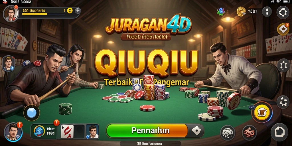 Tampilan permainan QiuQiu yang menarik dari JURAGAN4D.
