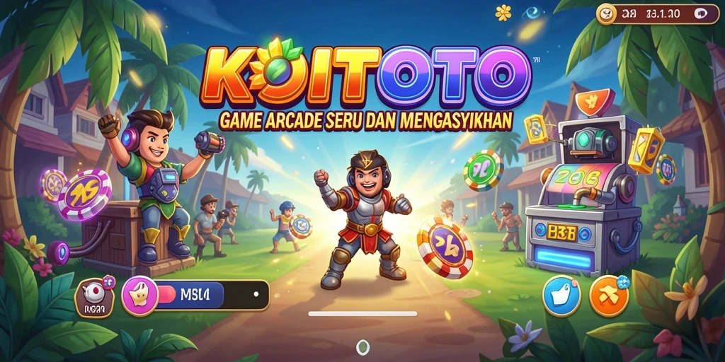 Screenshot gameplay KOITOTO yang menunjukkan aksi seru dalam game Arcade.