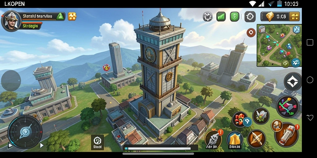 Screenshot menampilkan aksi intense dalam gameplay Tower Defense yang seru.