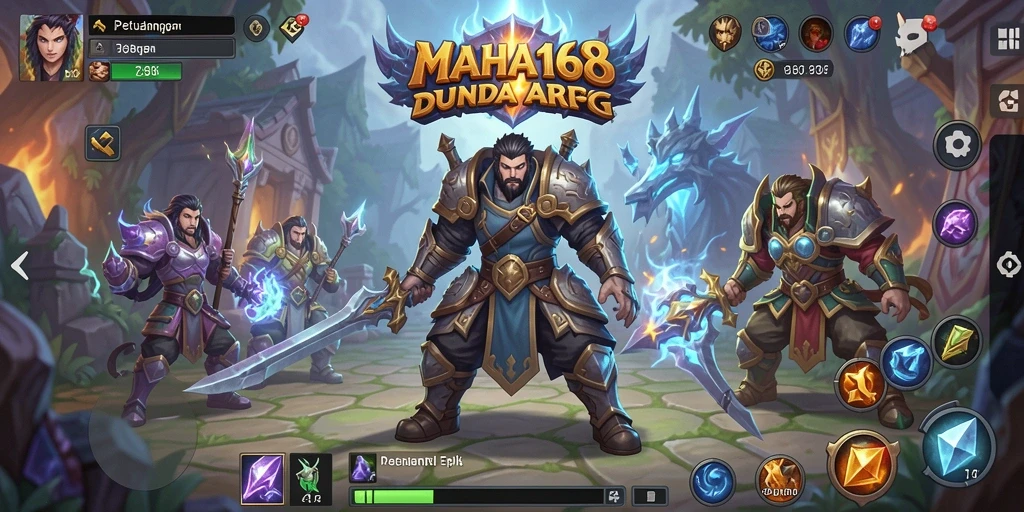 Tampilan seru dari gameplay <strong>MAHA168</strong> dalam dunia ARPG yang menarik.