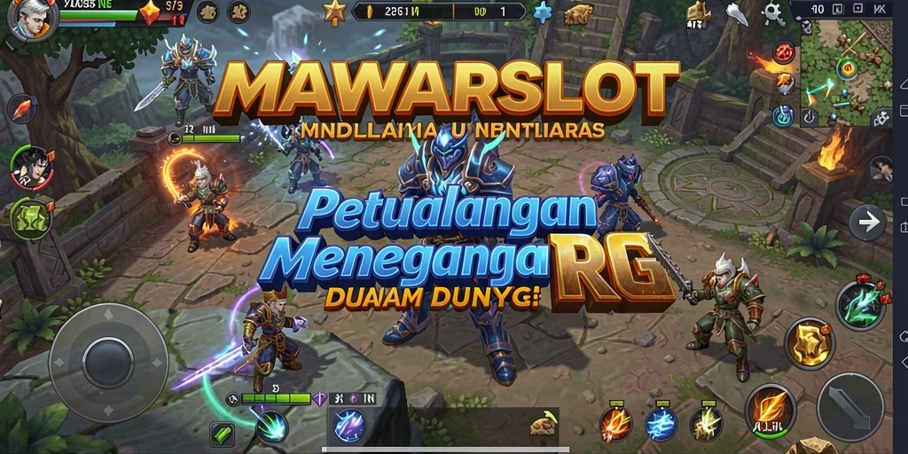 Menampilkan aksi seru di dalam dunia RPG yang menakjubkan.