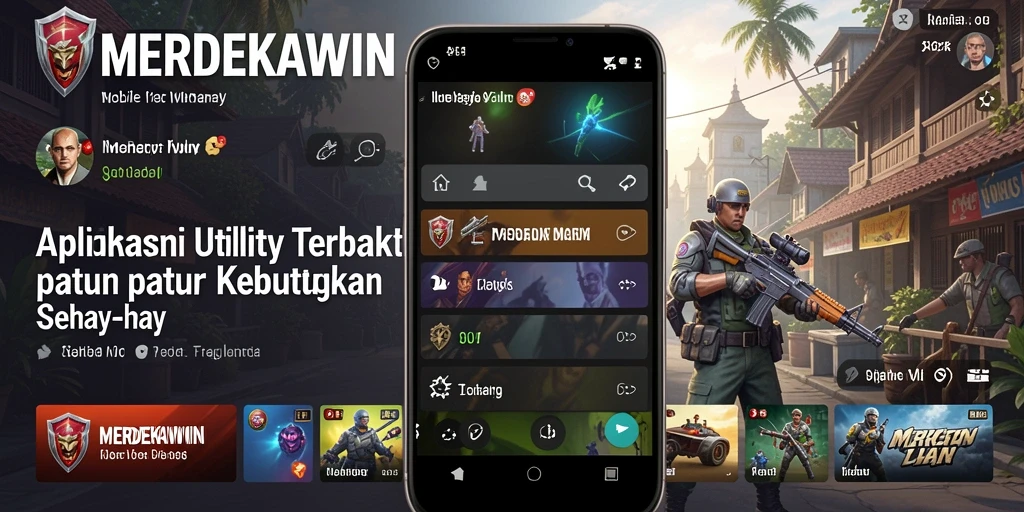 Tampilan antarmuka <strong>MERDEKAWIN</strong> yang ramah pengguna dan menarik.