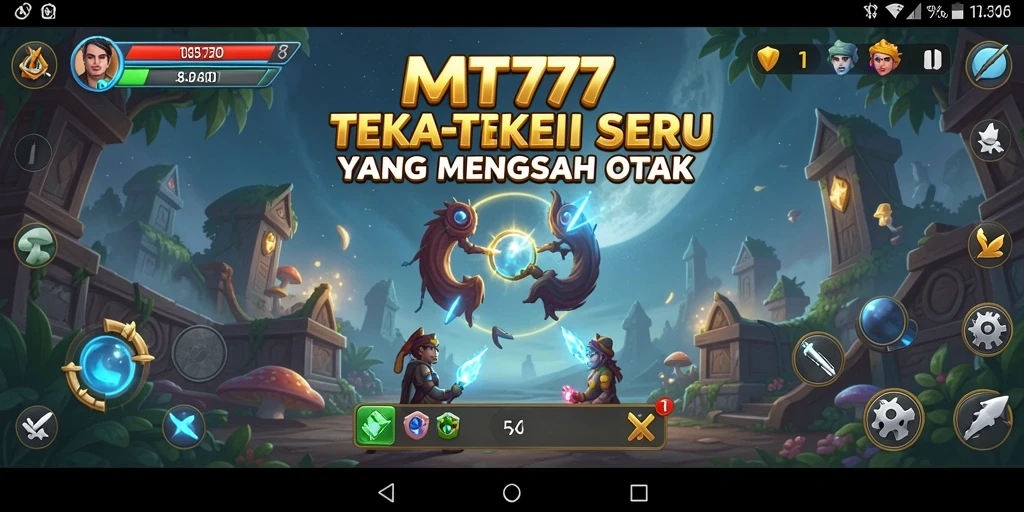 Tangkapan layar menunjukkan gameplay Puzzle yang menantang dan menarik.