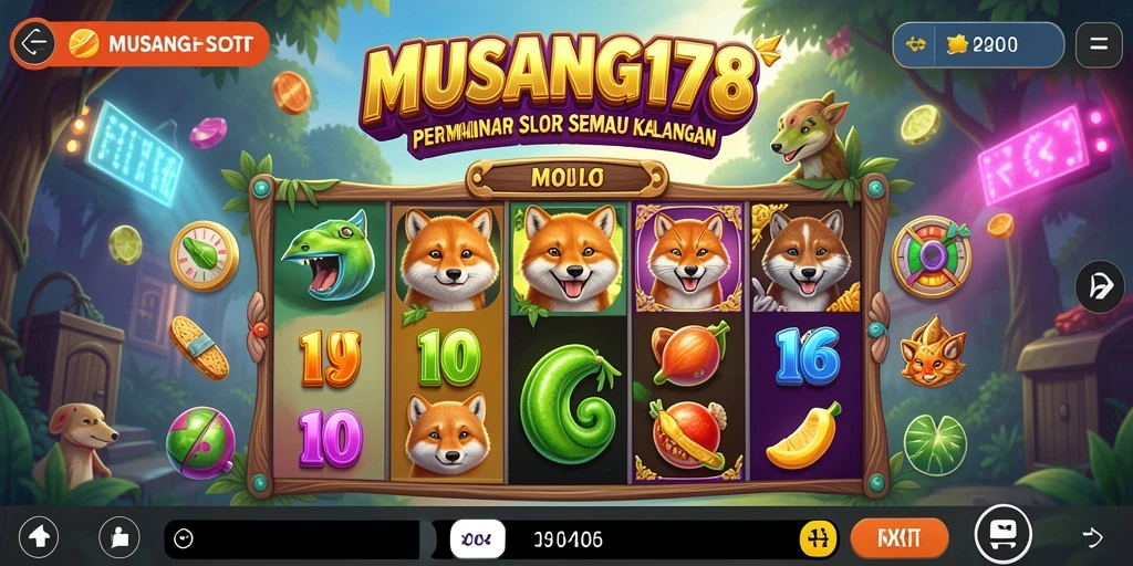 Tampilan gameplay yang menarik dari MUSANG178 saat memutar Slot.