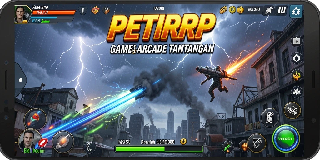 Screenshot utama menunjukkan aksi seru dalam gameplay <strong>PETIRRP</strong> yang penuh tantangan.