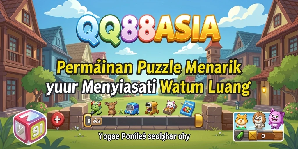 Tampilan gameplay seru dari QQ88ASIA saat menyelesaikan tantangan puzzle.