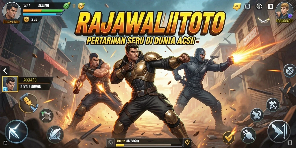Tangkapan layar gameplay RAJAWALITOTO yang penuh aksi.