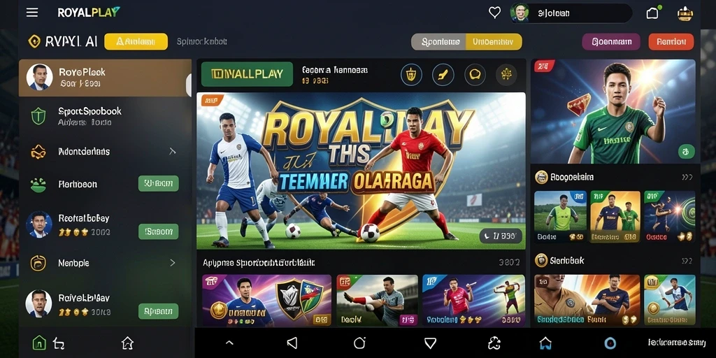 Tampilan menarik dari gameplay taruhan di ROYALPLAY.