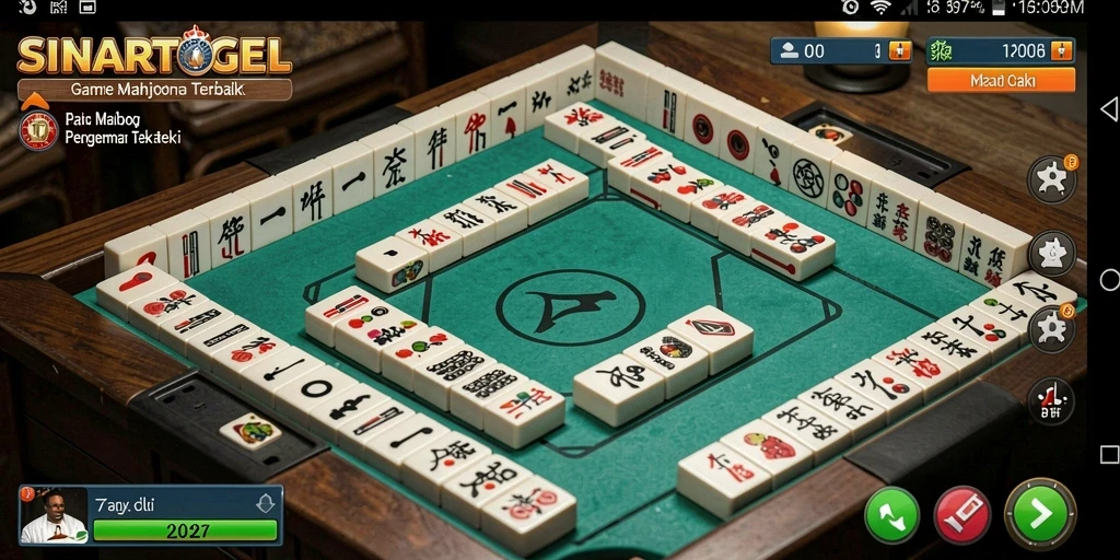 Screenshot gameplay SINARTOGEL yang menampilkan keseruan bermain Mahjong.